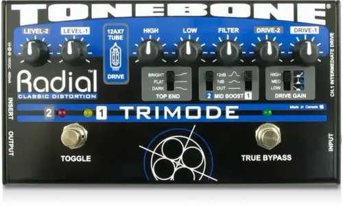 אפקט לגיטרה דיסטורשיין מנורה Tonebone Trimode Radial