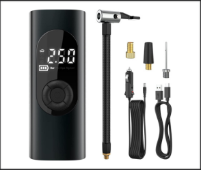 משאבת אוויר אלחוטית נטענת Powerbank