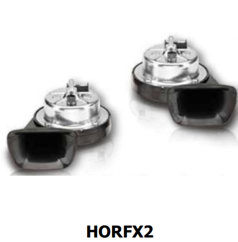סט צופרים 12V כפול + ממסר