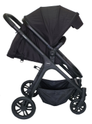 עגלה משולבת דגם רומא N159E צבע ALL BLACK מבית ICON