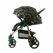 עגלה משולבת דגם:VAGON PREMIUM צבע:ROSE GOLD 