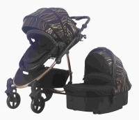 עגלה משולבת דגם:VAGON PREMIUM צבע:ROSE GOLD 