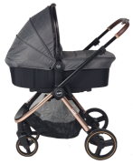 עגלה משולבת דגם LUX ROSE GOLD 