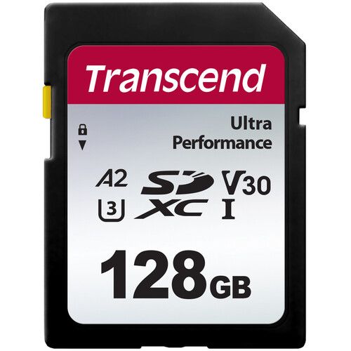 כרטיס זיכרון Transcend 128GB 340S UHS-I SD