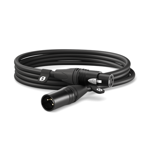 כבל XLR זכר לנקבה 3 מטר שחור RODE