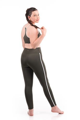 טייץ פסים עם קלפה לנערות ACTIVE 
