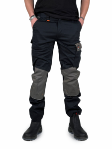 מכנס עבודה וטיולים דגמ"ח Extreme Spandex צבע שחור SAFEBOOK