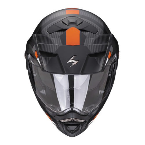 קסדה דו שימושית שחור / כתום מט - SCORPION EXO ADX- 2 CARRERA