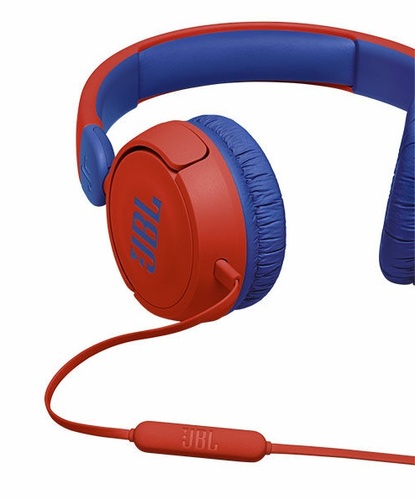 אוזניות קשת חוטיות לילדים JBL JR310 - אדום