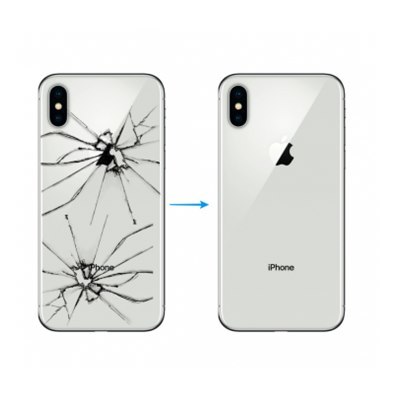 החלפת פאנל אחורי Apple iphone X אפל