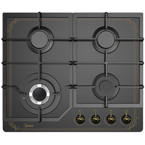 כיריים גז זכוכית 4 להבות Midea מידאה 60GJ084