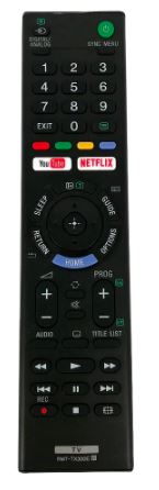 שלט תואם אוניברסלי לטלוויזיה חכמה סוני SONY SMART TV