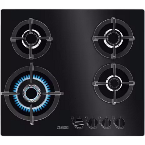 כיריים גז זכוכית 4 מבערים Zanussi זנוסי ZGO68420BA