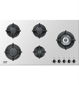 כיריים גז 90 ס"מ Sauter SHG-9095W זכוכית לבנה סאוטר