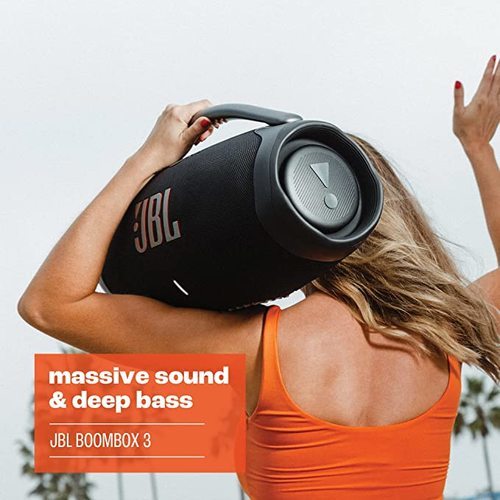 רמקול אלחוטי JBL BOOMBOX 3 - שחור 