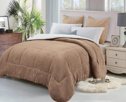 שמיכת פלנל פרווה ממולאת זוגית 220*200 SHAYLE QUILT