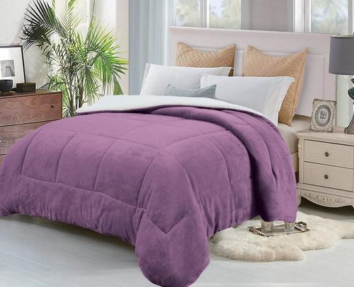 שמיכת פלנל פרווה ממולאת זוגית 220*200 SHAYLE QUILT