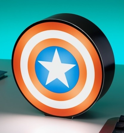 מנורת לילה לוגו קפטן אמריקה Captain America