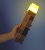 מנורת לילה לפיד מיינקראפט Minecraft 