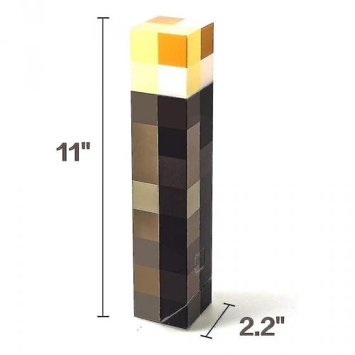 מנורת לילה לפיד מיינקראפט Minecraft 