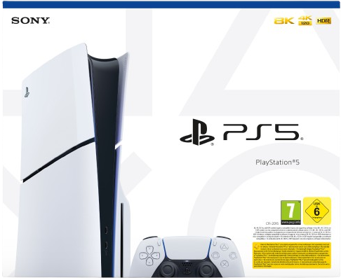 קונסולת משחק Sony PlayStation 5 Slim 1TB Bluray Edition - אחריות יבואן רשמי על ידי ישפאר