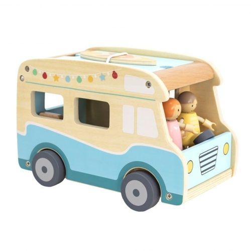 קמפינג ואן מעץ עם אביזרים למשחק - ויגה