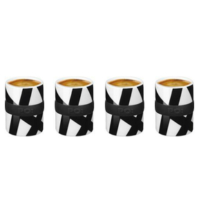 סט 4 ספלי אספרסו מונדריאן Ring Illusion