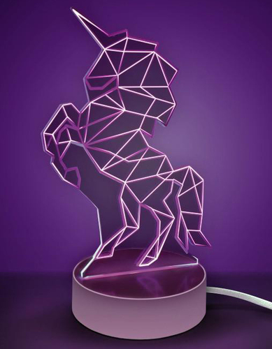 מנורת אווירה חד קרן Unicorn Flatlight