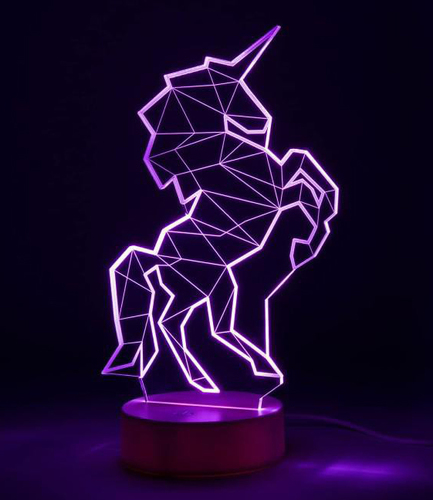 מנורת אווירה חד קרן Unicorn Flatlight