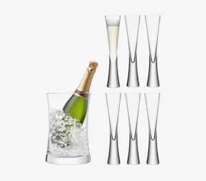 סט שמפניה שקוף Moya Champagne Serving Set