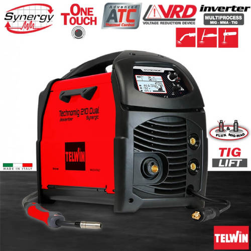 רתכת MIG CO2 דגם TECHNOMIG 210 סינרגטיות כפולה