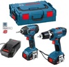 סט 14.4V אימפקט + מברגה/מקדחה סוללות 1.3AH
