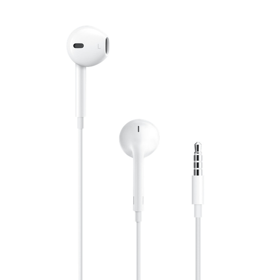 אוזניות In-ear מקוריות של Apple עם חיבור Lightning, בקר שליטה ומיקרופון