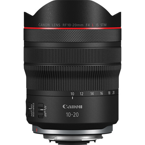 עדשה Canon RF 10-20mm f/4 L IS STM