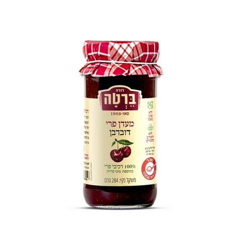 מעדן פרי דובדבן 284 גרם - דודה ברטה 