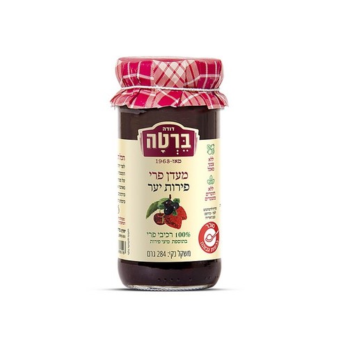 מעדן פרי פירות יער 284 גרם - דודה ברטה 