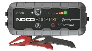 נוקו NOCO GB50-בוסטר התנעה אלקטרוני 12V 1,500A לרכבי בנזין ודיזל בנפח עד 4.5 ל