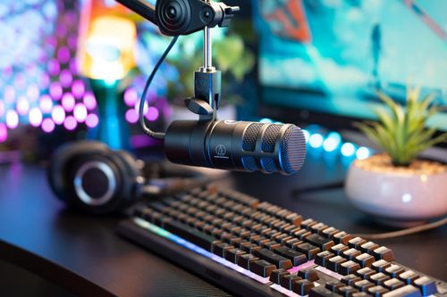 מיקרופון דינמי למחשב בחיבור USB מדגם Audio Technica AT2040 USB