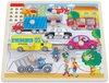פאזל תמונה מעץ מבית Pit Toys - תחבורה 