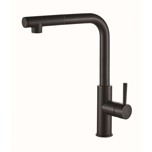 ברז מטבח נשלף Aquila Premium Clod - צבע שחור מט