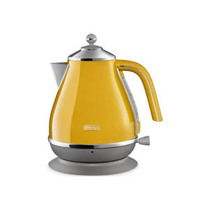 קומקום חשמלי 1.7 ליטר דגם KBOC2001.Y DELONGHI בצבע צהוב