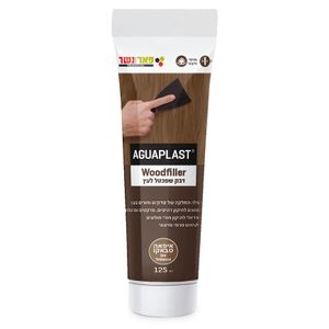 דבק שפכטל לעץ שפופרת AGUAPLAST במגוון צבעים 125 מ"ל