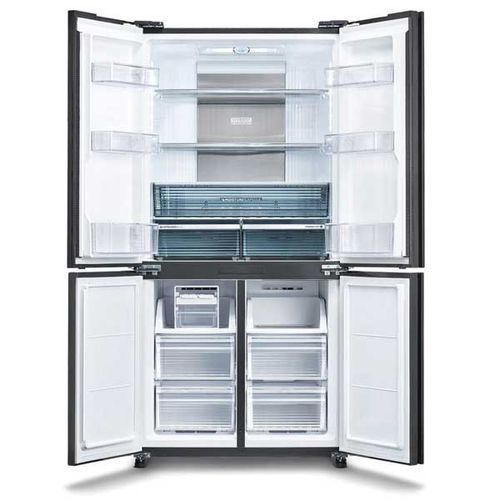 מקרר 4 דלתות 572 ליטר Sharp SJ-8960WH זכוכית לבן שארפ