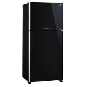 מקרר מקפיא עליון 558 ליטר Sharp SJ-4655BK זכוכית שחורה שארפ