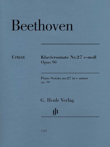 ספר תווים Beethoven Piano Sonata No. 27 in E Minor, Op. 90