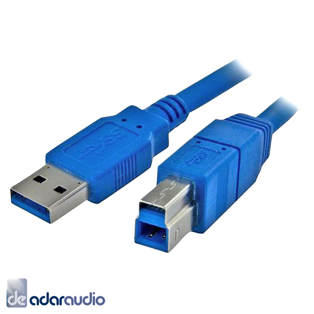 כבל זכר USB3.1 A-B באורך 1.5 מטר