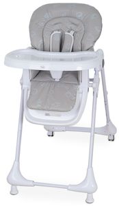 כסא אוכל גבוה Silver עם 7 מצבי גובה ומגש ניתן להסרה - מאכלים