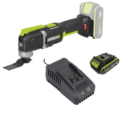 מולטיטול נטען 20V דגם WE696.9 כוללה סוללה 2AH מבית WORX