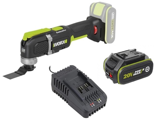 מולטיטול נטען 20V דגם WE696.9 כוללה סוללה 4AH מבית WORX
