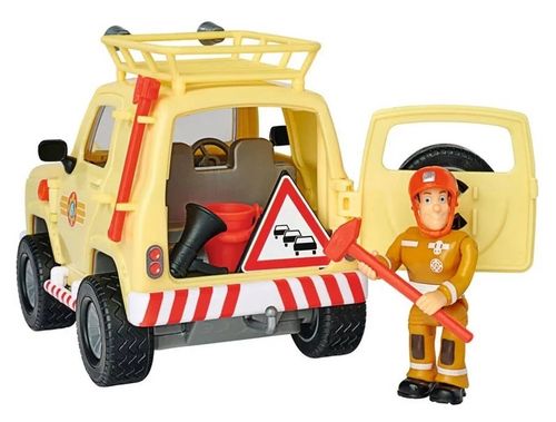 ג'יפ 4X4 עם אורות, צלילים, דמות של סמי ושלל אביזרים
